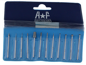 12 Assorted Diamond Coated Burs