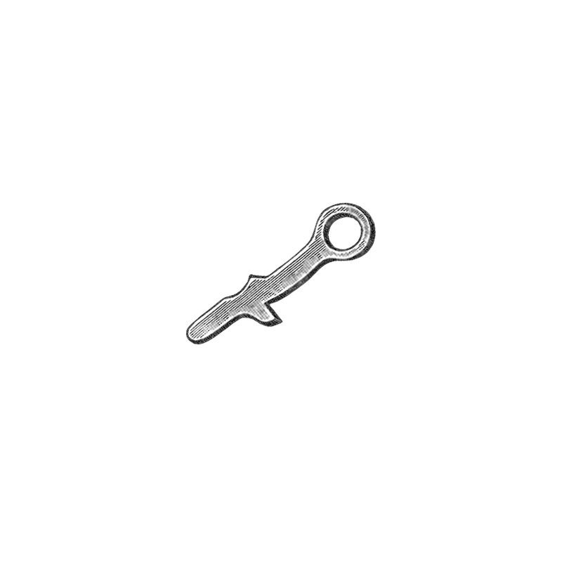 Genuine Omega® clutch lever (hunting case), part number 7038, fits Omega® 35 M, Omega® 38 M