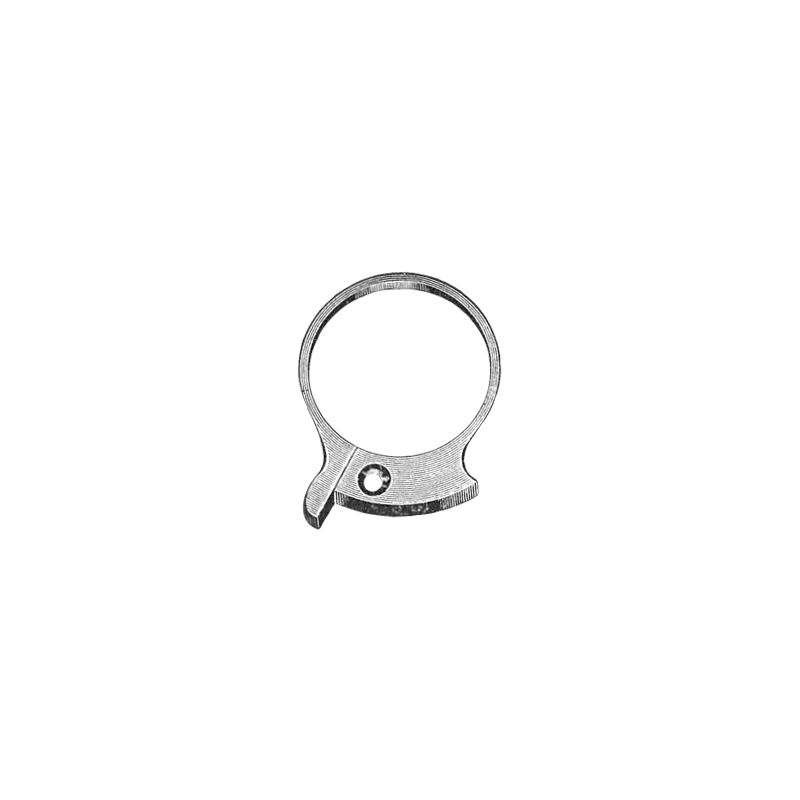 Genuine Omega® click spring (use with click 8044), screw hole is off center, part number 8043, fits Omega® 10