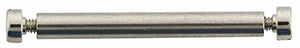 Generic Bracelet Link Screw with tube to fit Chopard®, steel, tube is 17.4 mm in length, diameter 2 mm