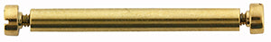Generic Bracelet Link Screw with tube to fit Chopard®, yellow, tube is 17.4 mm in length, diameter 2 mm