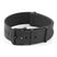 DASSARI Slater dn9.1.mb Distressed Leather NATO Strap w Matte Black Hardware in Black