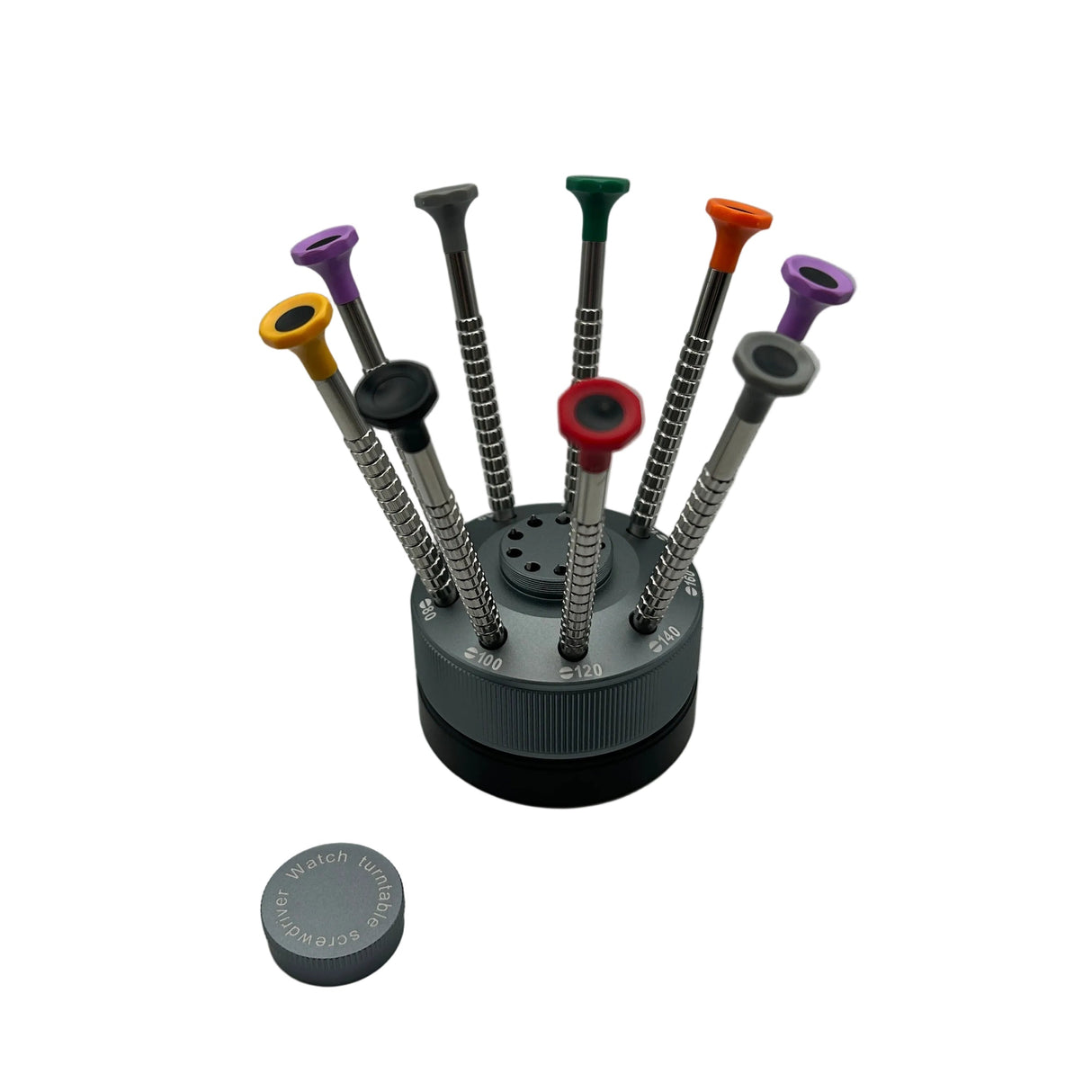 Economy Line Set Of 9 Screwdrivers With Rotating Stand