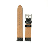 Crocodile Grain Genuine Leather Strap - Brown (by PERRIN)