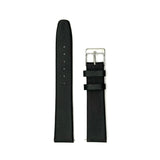 Smooth Grain Genuine Leather Strap - Black (by PERRIN)