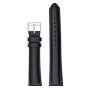 Plain Grain Genuine Leather Strap - Black (102)