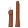 Plain Grain Genuine Leather Strap - Tan (by PERRIN)