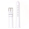 Plain Grain Genuine Leather Strap - White (by PERRIN)