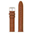 Italian Crocodile Genuine Leather Strap - Tan (109)