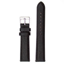 Buffalo Grain Genuine Leather Strap - Black (118)