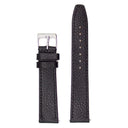 Pebble Grain Genuine Leather Strap - Black (130)