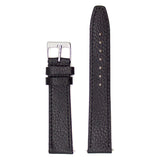 Pebble Grain Genuine Leather Strap - Black (by PERRIN)