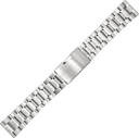 Button Release Five Row Straight End Bracelet - SS (211)