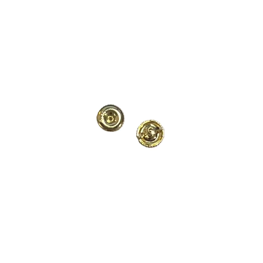 Double Threaded Earnut 14k yellow