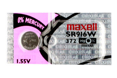 Maxell Watch Battery 372 / SR916W