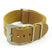 NT.8.pv Leather NATO Strap w Pre-V Buckle in Tan