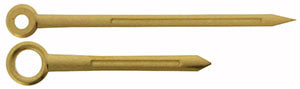 Omega® Hands (Hour and Minute), calibres: 1040, baton pointed, yellow, white luminous, length 13.0 mm