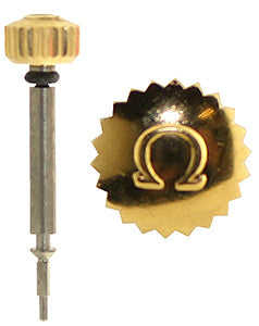 Omega® Crown (18 kt Yellow Quartz with stem attached), calibres: 1450, see all case numbers in description