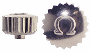 Omega® "Mido® Style" Crown (Waterproof), diameter 3.00 mm, steel, see all case numbers in description