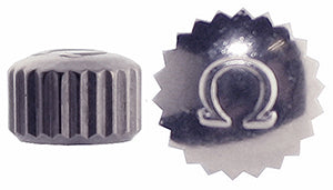 Omega® Crown (Waterproof, Tap 0.90 mm), steel, diameter 4.00 mm, see all case numbers in description