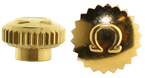 Omega® Crown (Dustproof, Tap 0.90 mm), yellow, thin, see all case numbers in description