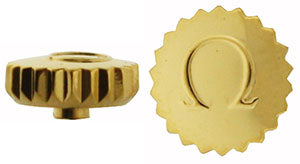 Omega® Crown (Hermetic), yellow, case numbers: 10784720, 2417, 3799, 162.0044, 14191, 16434, 19804, 19805, 19806, 19808, 19809, 19810, 19811, 19812, 2625, 2626