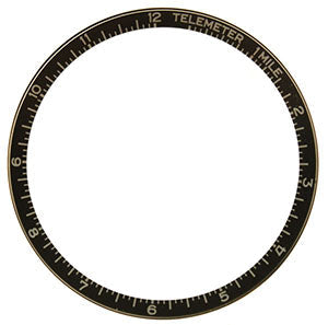 Omega® Telemetre 2 Rotating Bezel, fits Omega® 861, 1861, case number: 145.0022