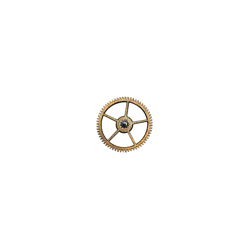 Genuine Omega® center wheel with cannon pinion for curved dial, part 182, Omega® base cal. 10