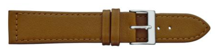 412 Flat Stitched Leather Watch Strap