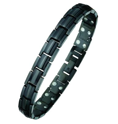 Men's Black 9mm Magnetic Bracelet