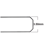 3.50 mm Thick Flat Round Mineral Crystal (25.0 mm to 50.0 mm)