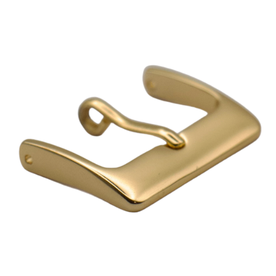 Yellow Plated Stainless Steel Leather Buckles