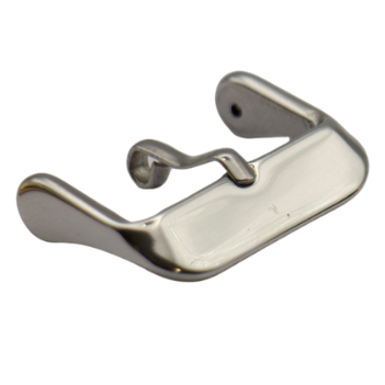 White Heavy Stainless Steel Leather Buckles