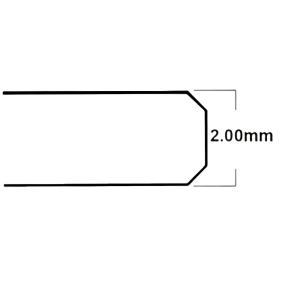 2.00 mm Thick Flat Round Mineral Crystal (15.0 mm to 32.9 mm)