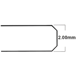 2.00 mm Thick Flat Round Mineral Crystal (15.0 mm to 32.9 mm)