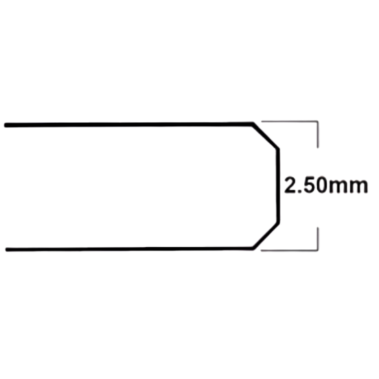 2.50 mm Thick Flat Round Mineral Crystal (16.0 mm to 35.0 mm)