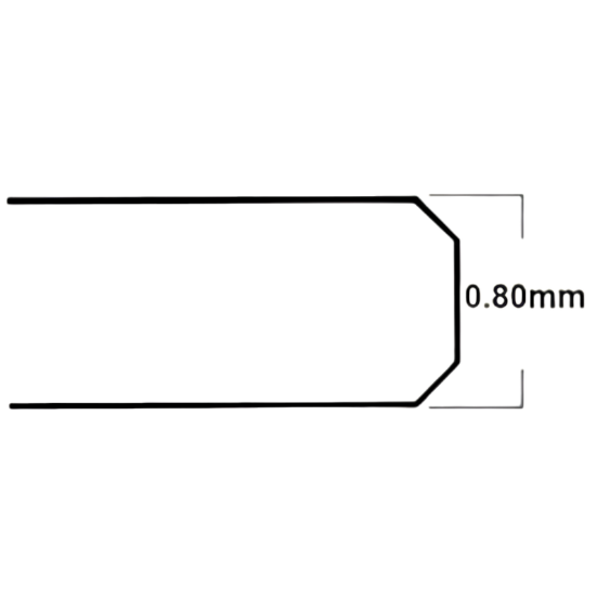 0.80 mm Thick Flat Round Mineral Crystal (8.0 mm to 29.1 mm)