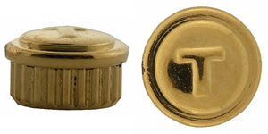 Tissot® Crown (Waterproof), gold colour, case numbers: J126, J136, J226, J236, part number is T350.071 or T350006222