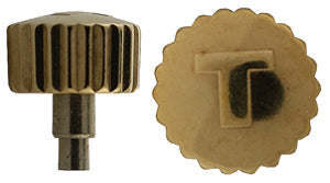 Tissot® Crown (Waterproof, threaded), fits tube T358.016, T358.017, case numbers: P354, P361, P451, P454, P461, P464,, part number for the crown is T350.247 or T350006392