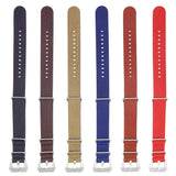 all color DASSARI Concrete dn4 Textured Italian Leather NATO Strap