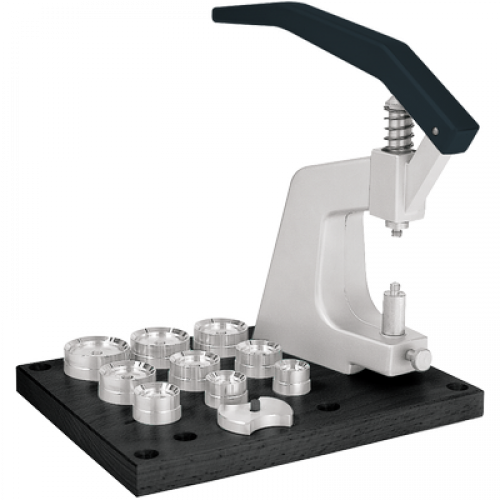 Bergeon Complete press for crystals, with 10 stakes