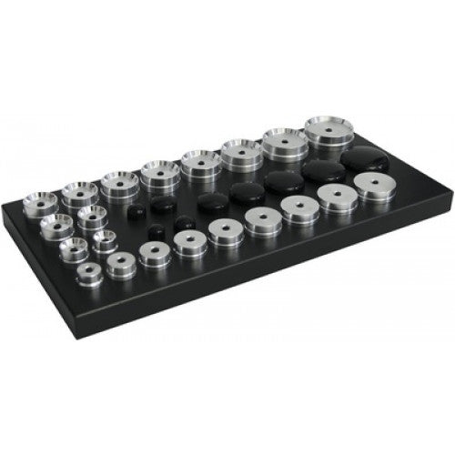 Bergeon Set of 30 Reversible Stake with Straight Edges synthetic for press tool