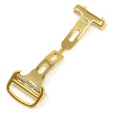 Cl.crt.yg Yellow Gold Open StrapsCo Folding Deployant Clasp For Cartier Watch Band Strap 12mm 14mm 16mm 18mm 20mm