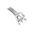 Cl.iwc2.ps Main Polished Silver StrapsCo 16mm Stainless Steel Deployant Deployment Clasp Watch Band Strap Buckle For IWC