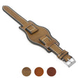 Db1 Gallery (Brown) StrapsCo DASSARI Analogue Vintage Leather Bund Strap