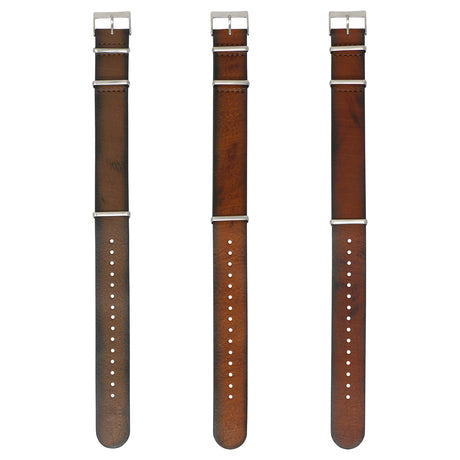 Dn7a All Colors DASSARI Woodland II Vintage Italian Leather Mens Wraparound Watch Band Strap 18mm 20mm 22mm 24mm