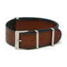 Dn7a.2 Main Mahogany DASSARI Woodland II Vintage Italian Leather Mens Wraparound Watch Band Strap 18mm 20mm 22mm 24mm