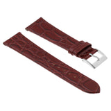 Ds13.2 Angle Mahogany Crocodile Leather Watch Band Strap