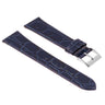 Ds13.5 Angle Blue Crocodile Leather Watch Band Strap