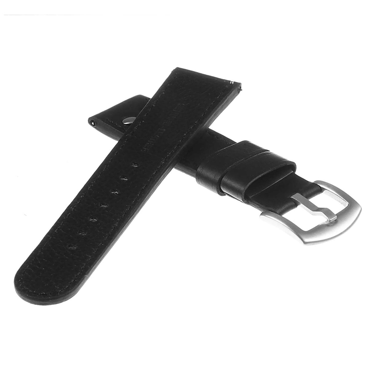 Ds15.1 Dassari Leather Strap In Black 2